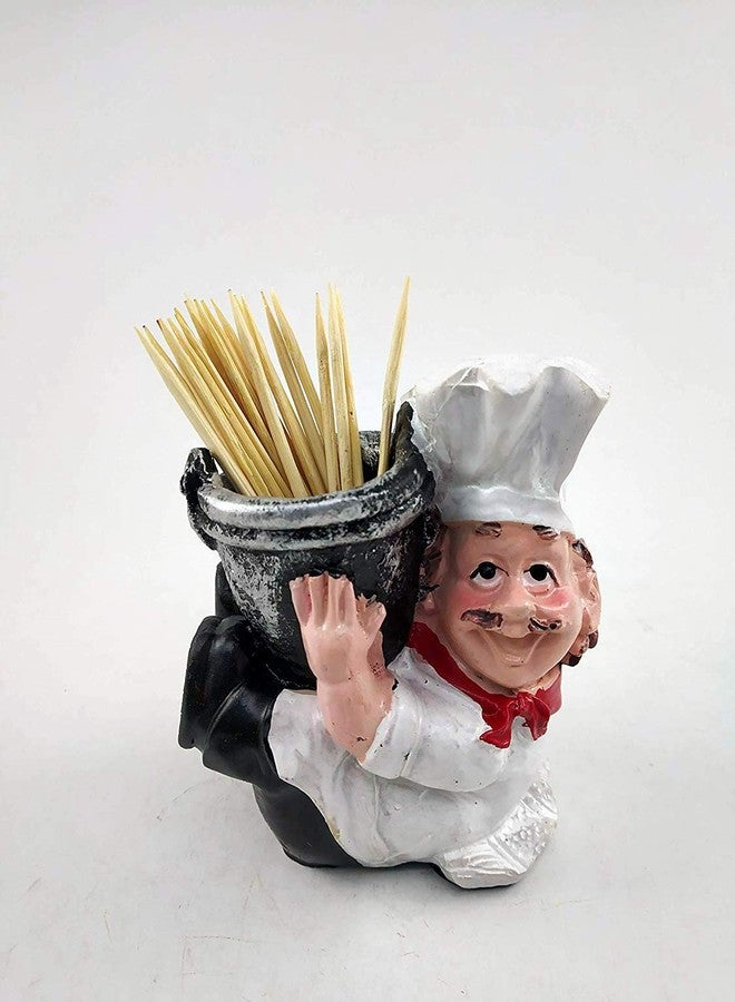 Go Hooked Small 8CM Resin Toothpick Holder Toothpick Dispenser for Home Dcor & Gifting (CHFVM72-A) - Image 1